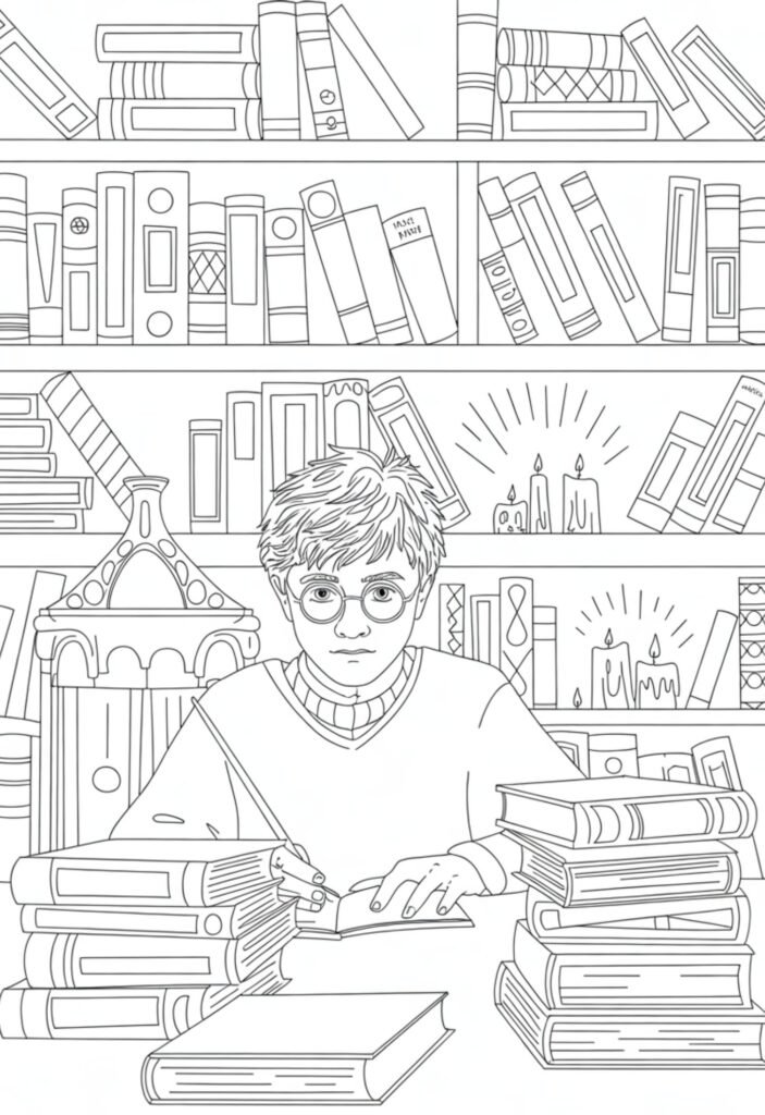 Harry Potter Coloring pages