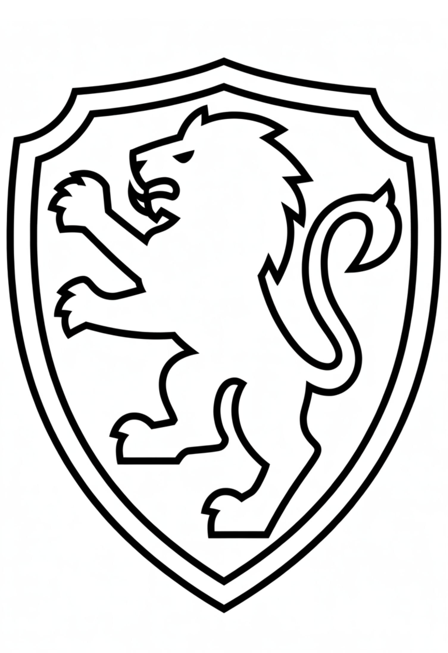 Shield with Lion Crest