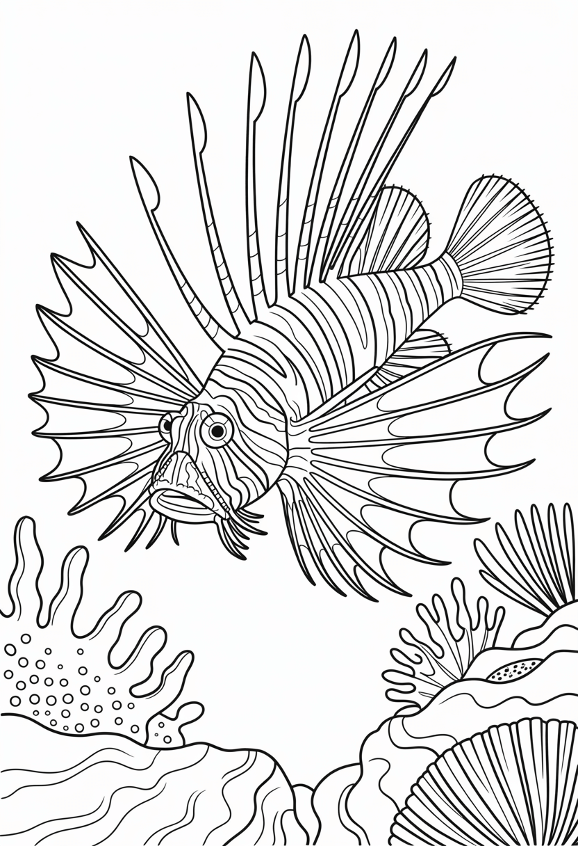 Lionfish Reef Display