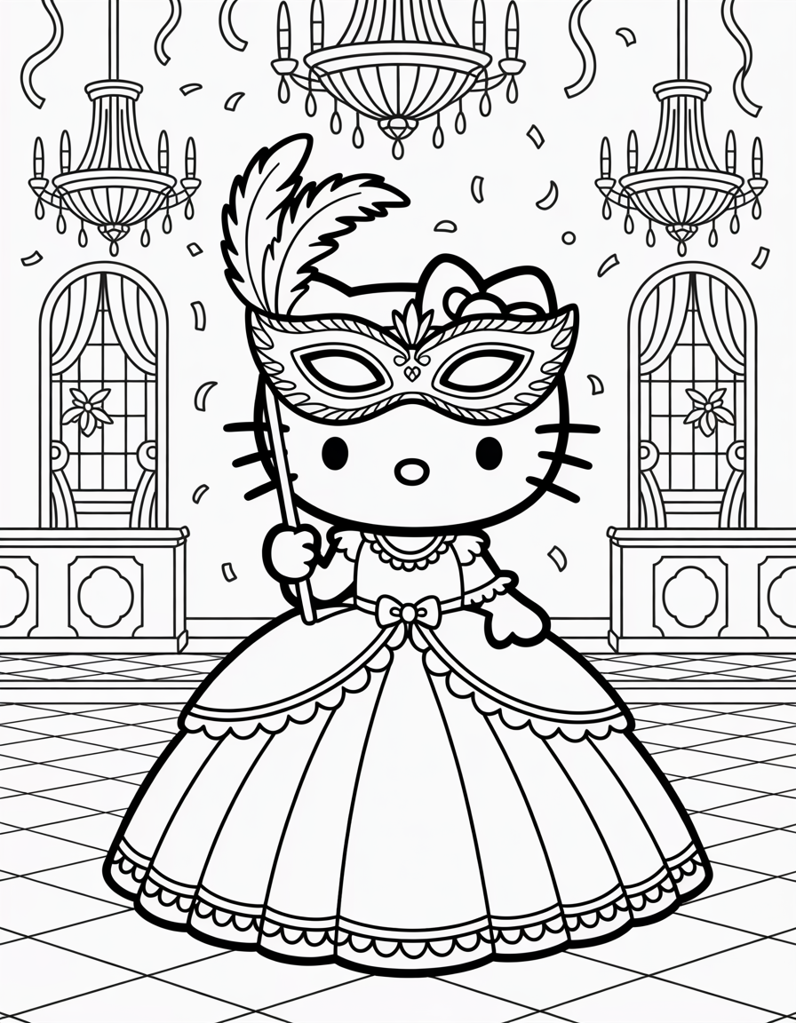 Hello Kitty Masquerade Ball