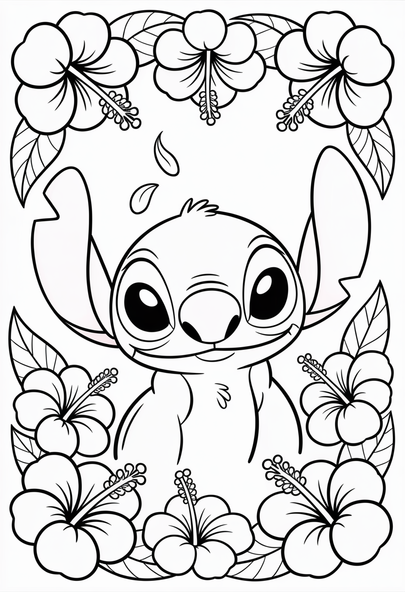 Stitch with Tropical Flowers
