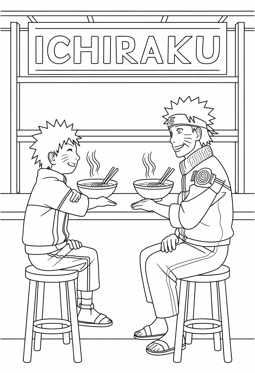 Ichiraku Ramen with Iruka