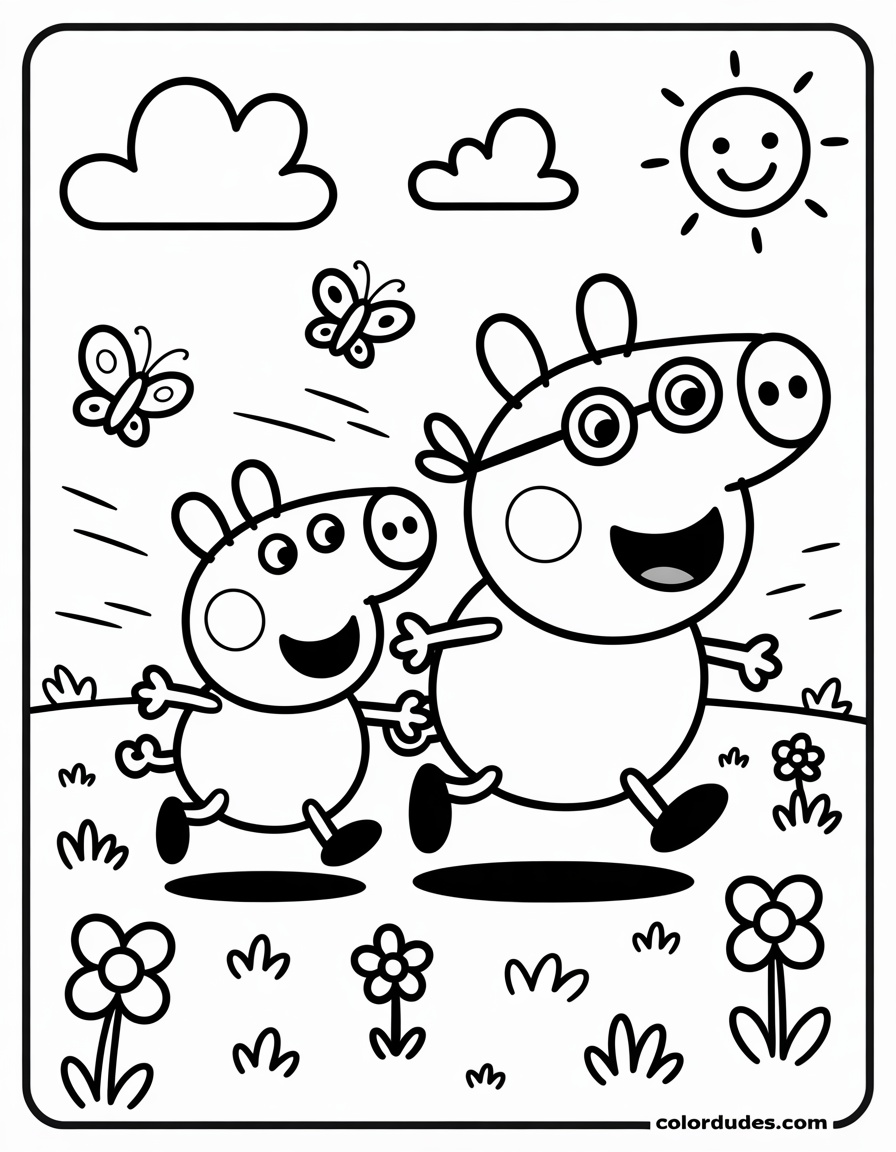 Peppa and Pedro Pony