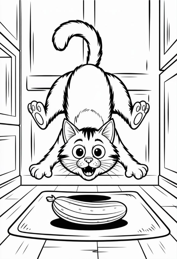 Cat vs Cucumber