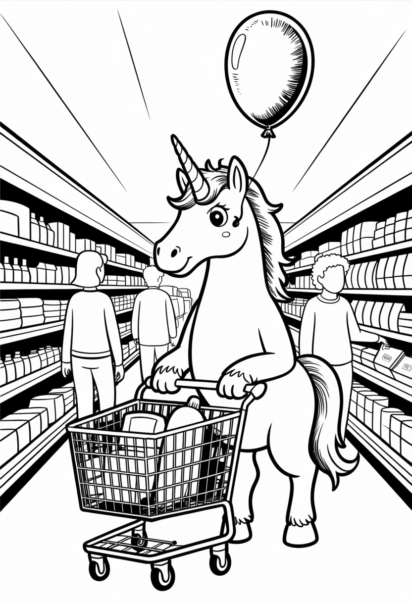 Unicorn Grocery Shopping