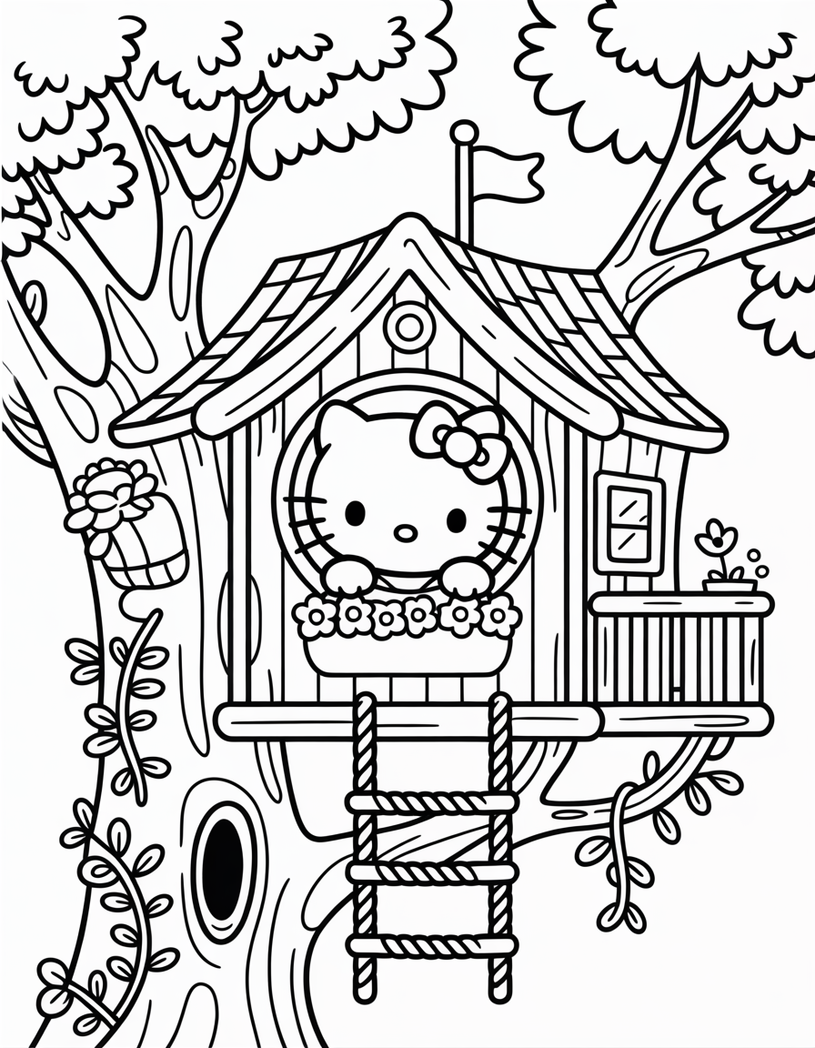 Hello Kitty Treehouse