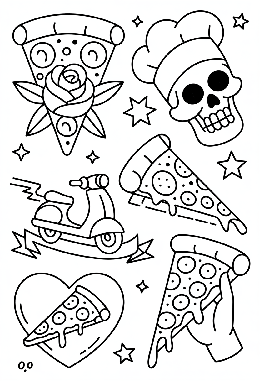 Tattoo Flash Sheet
