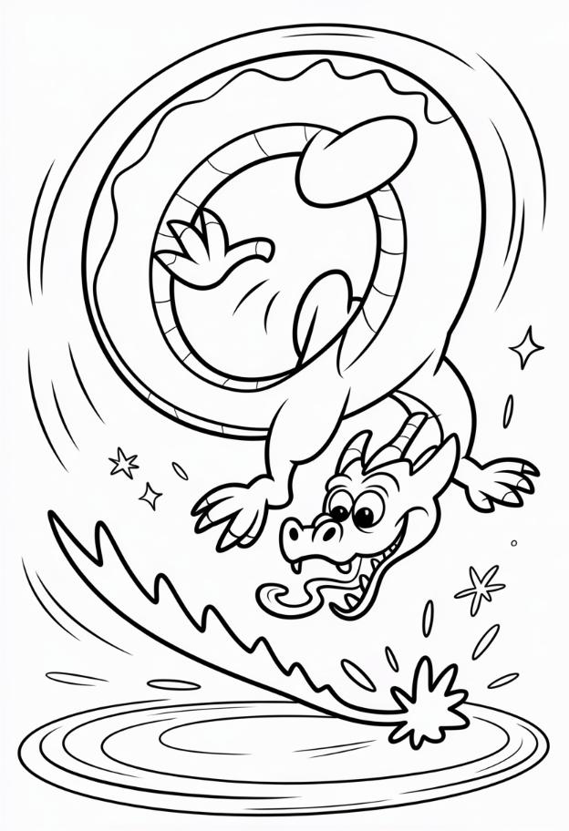 Dragon Chasing Its Tail