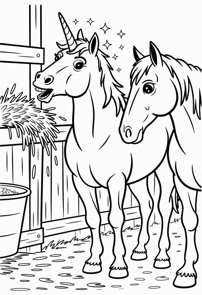 Unicorn Acting Normal