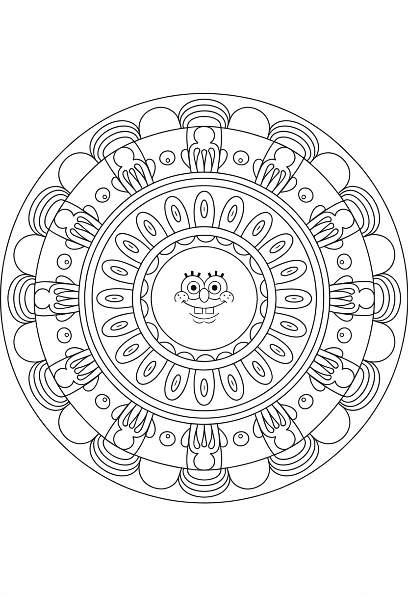 SpongeBob Mandala