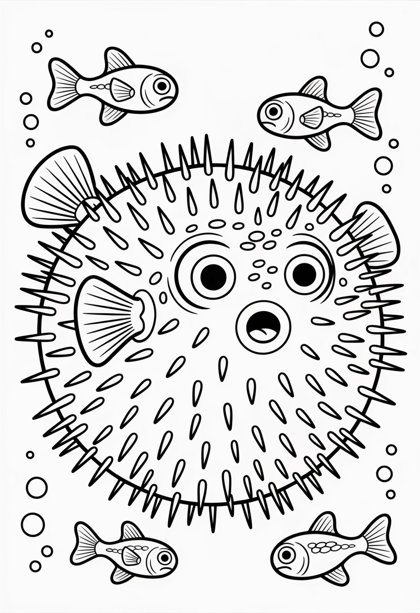 Puffer Fish Inflated