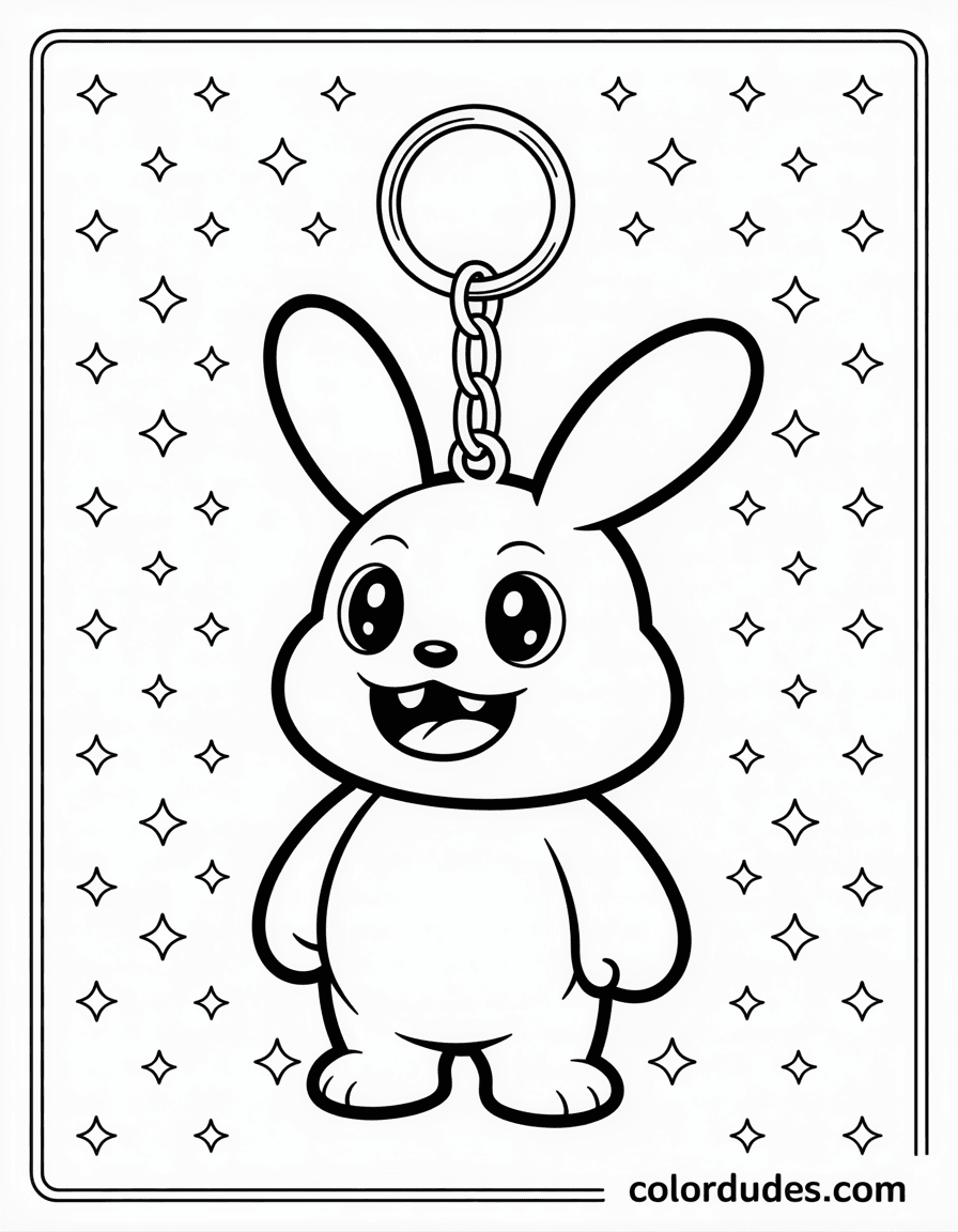 Labubu Keychain Style