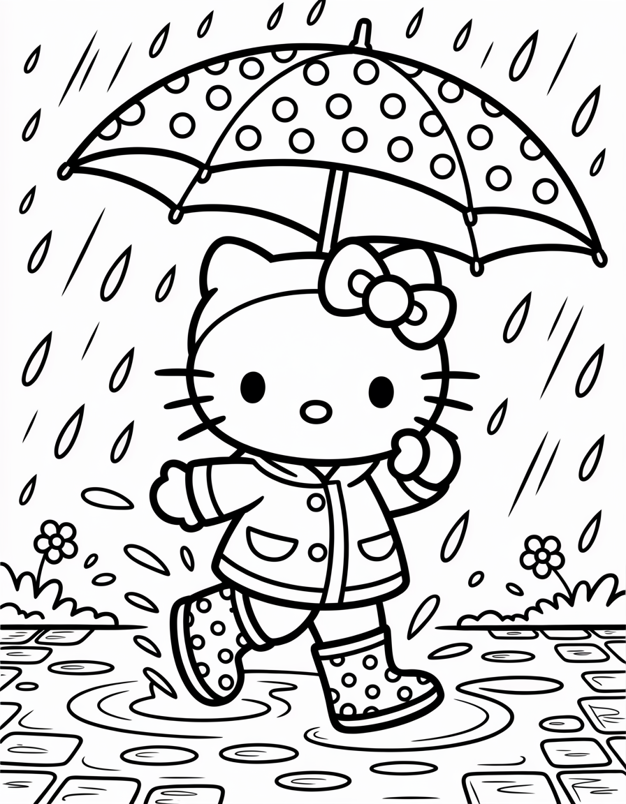 Hello Kitty Rainy Day