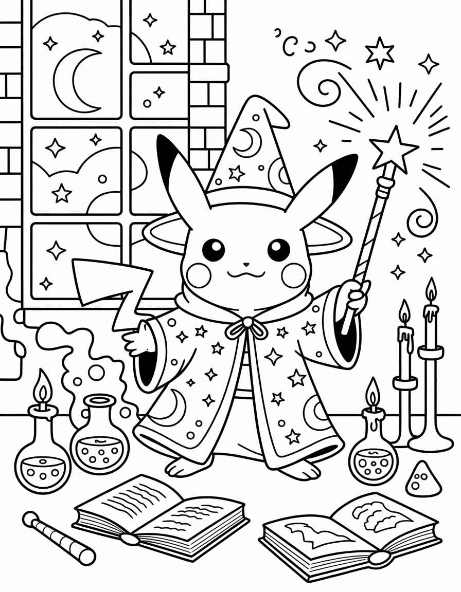 Pikachu Wizard