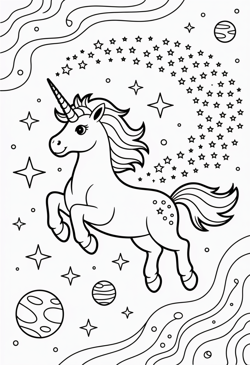Unicorn in Space