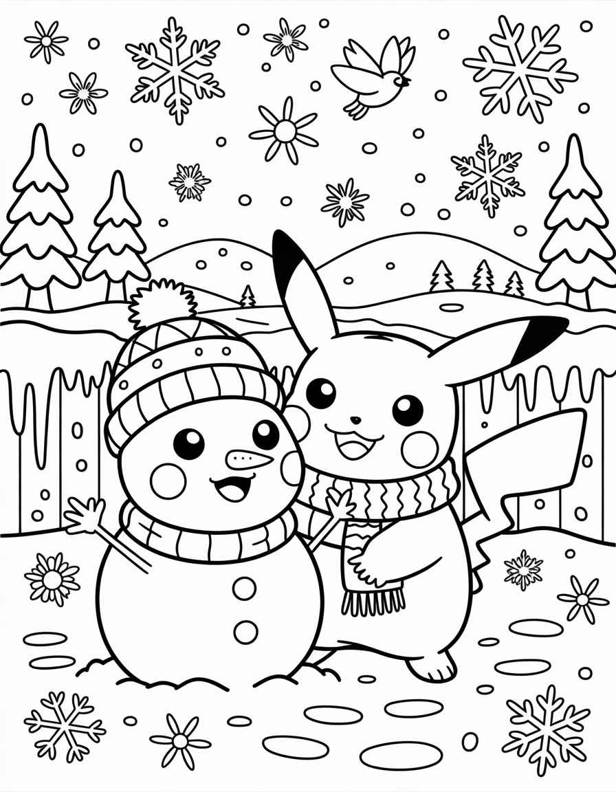 Pikachu Winter Wonderland