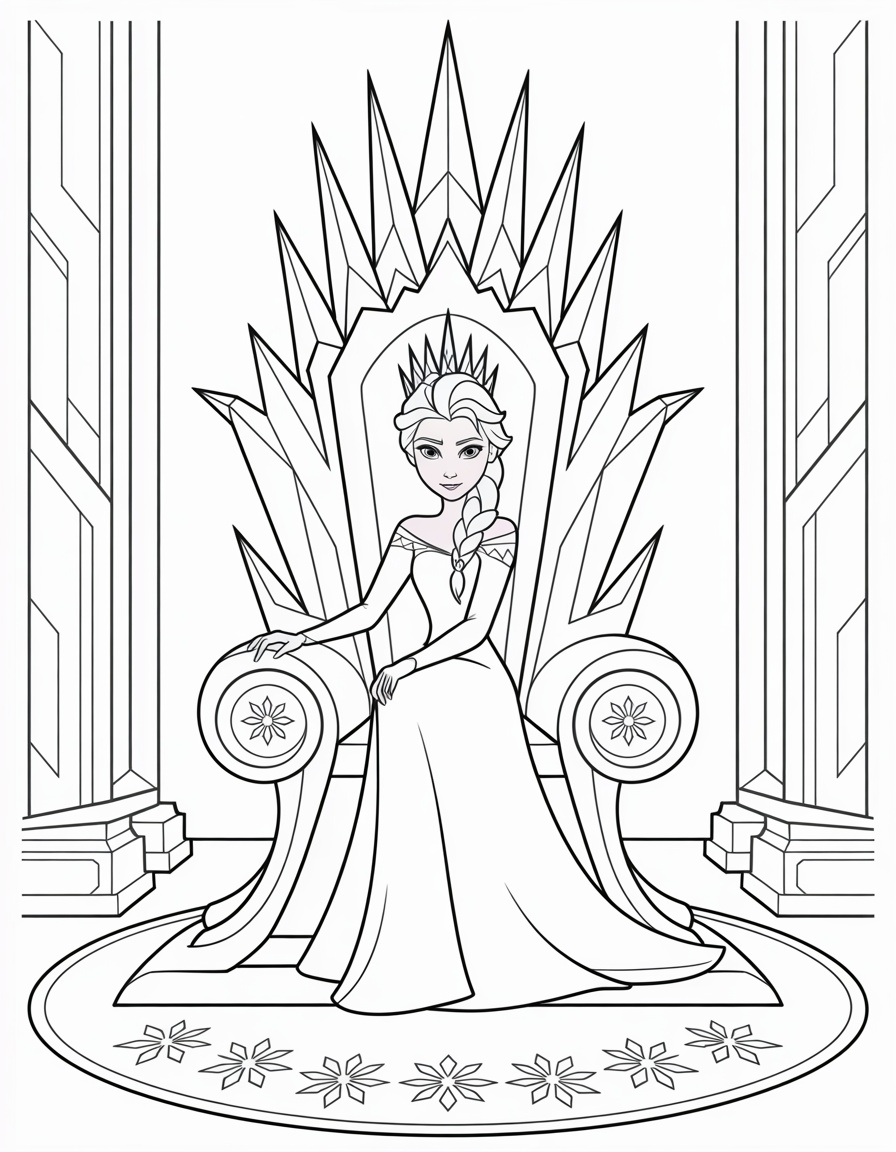Elsa Ice Throne