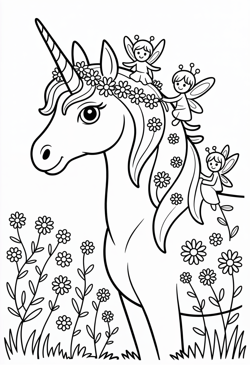 Flower Crown Unicorn