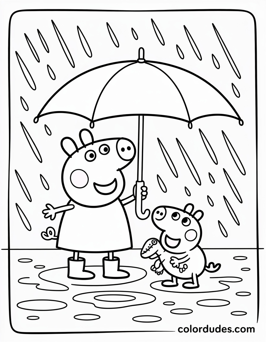 Peppa Rainy Day