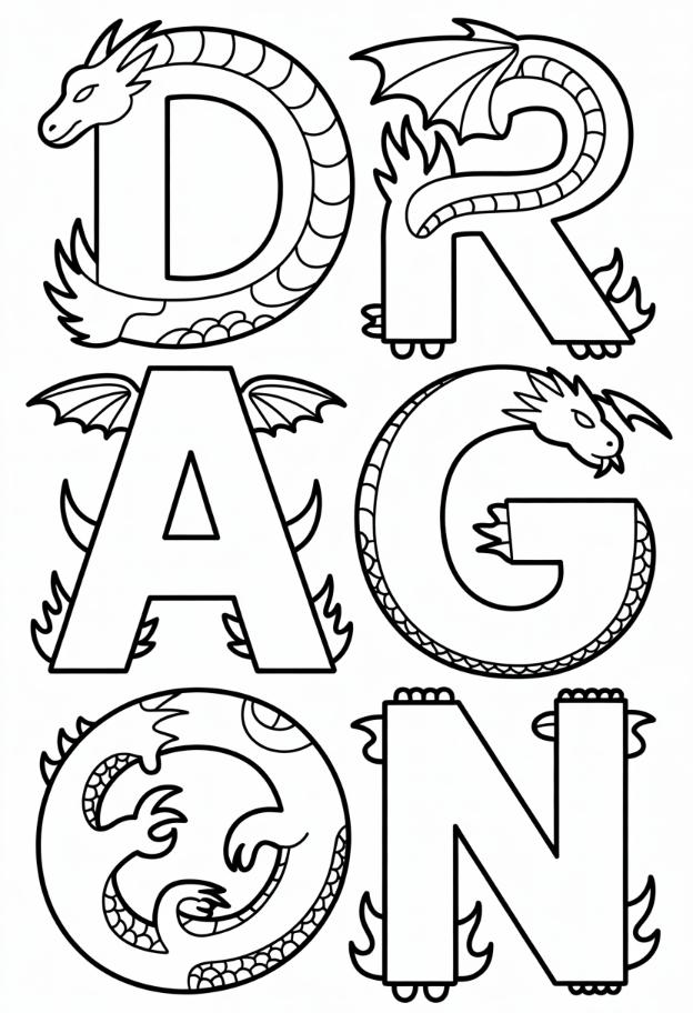Dragon Typography