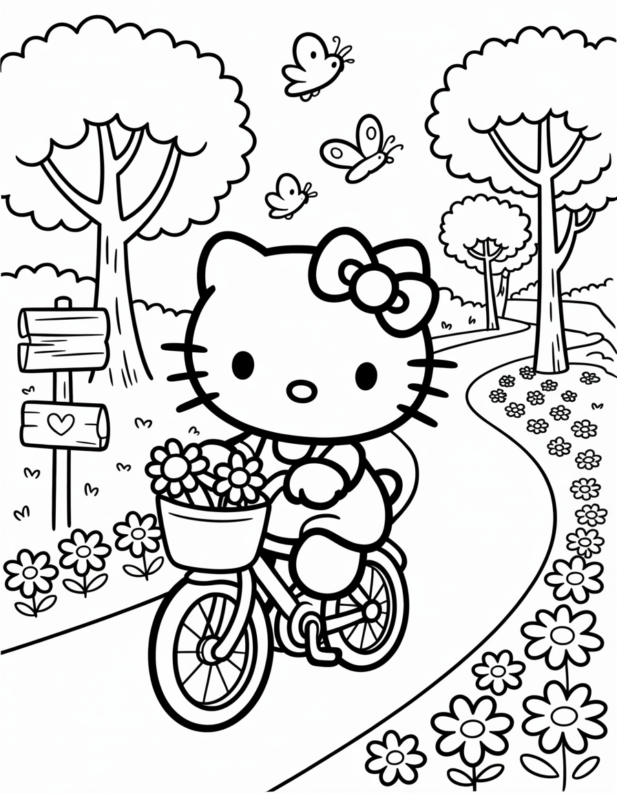 Hello Kitty Bicycle Ride