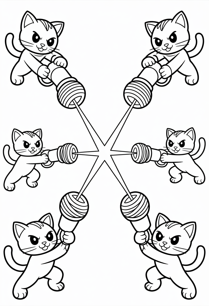 Yarn Blasters Action