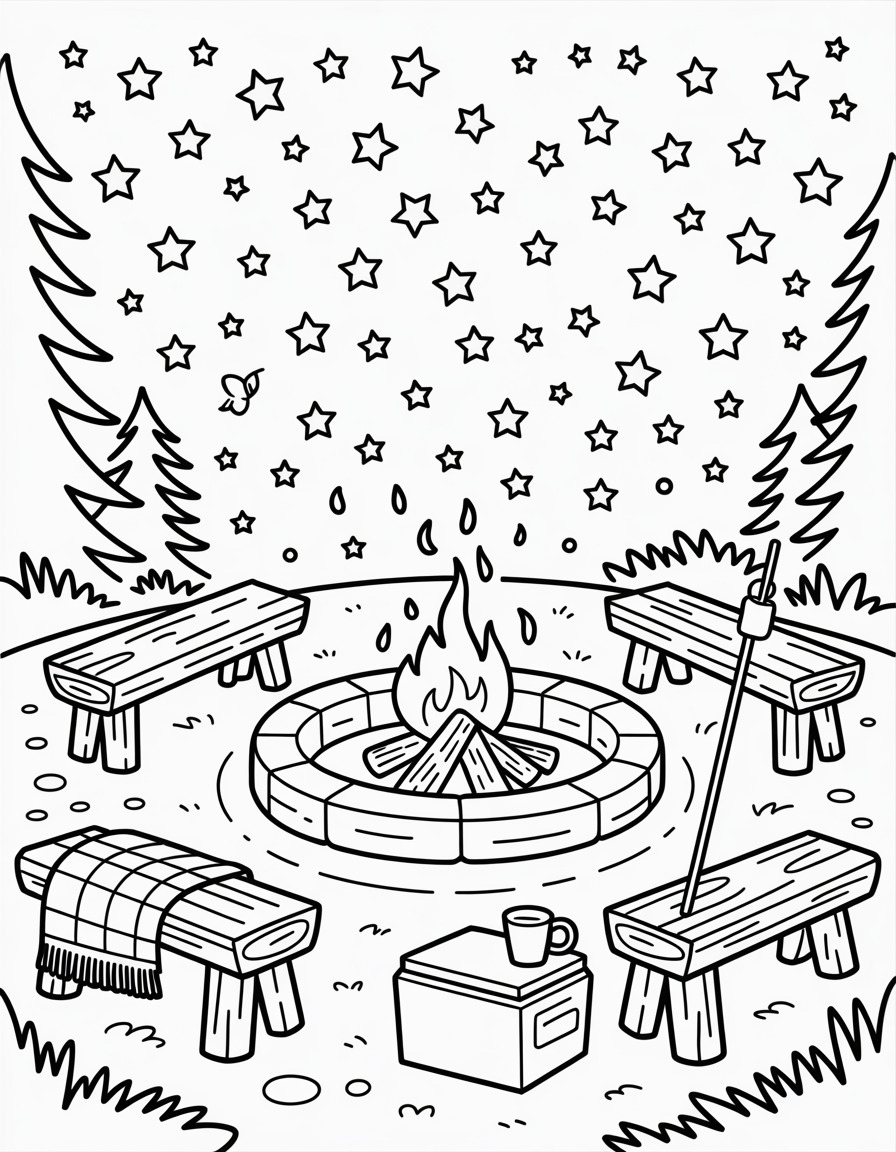 Campfire Night Corner