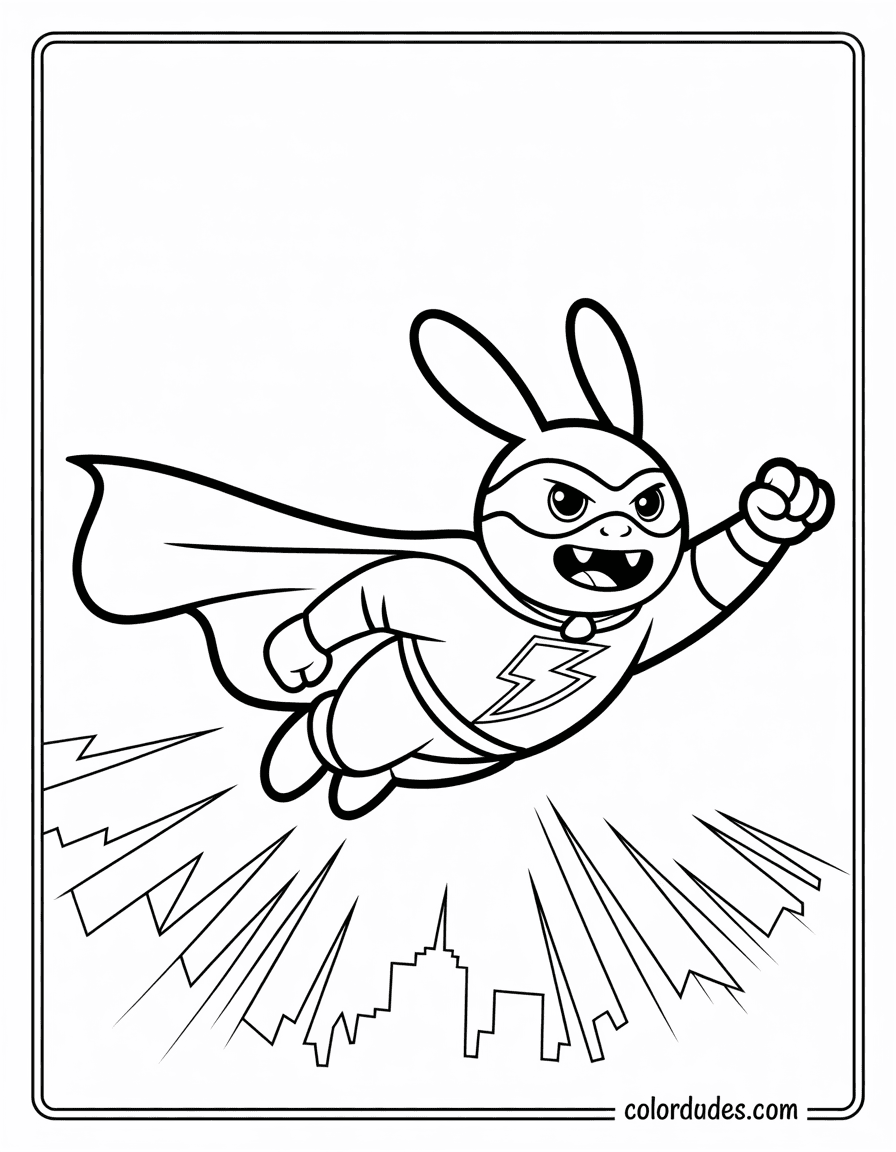 Labubu Superhero Cape