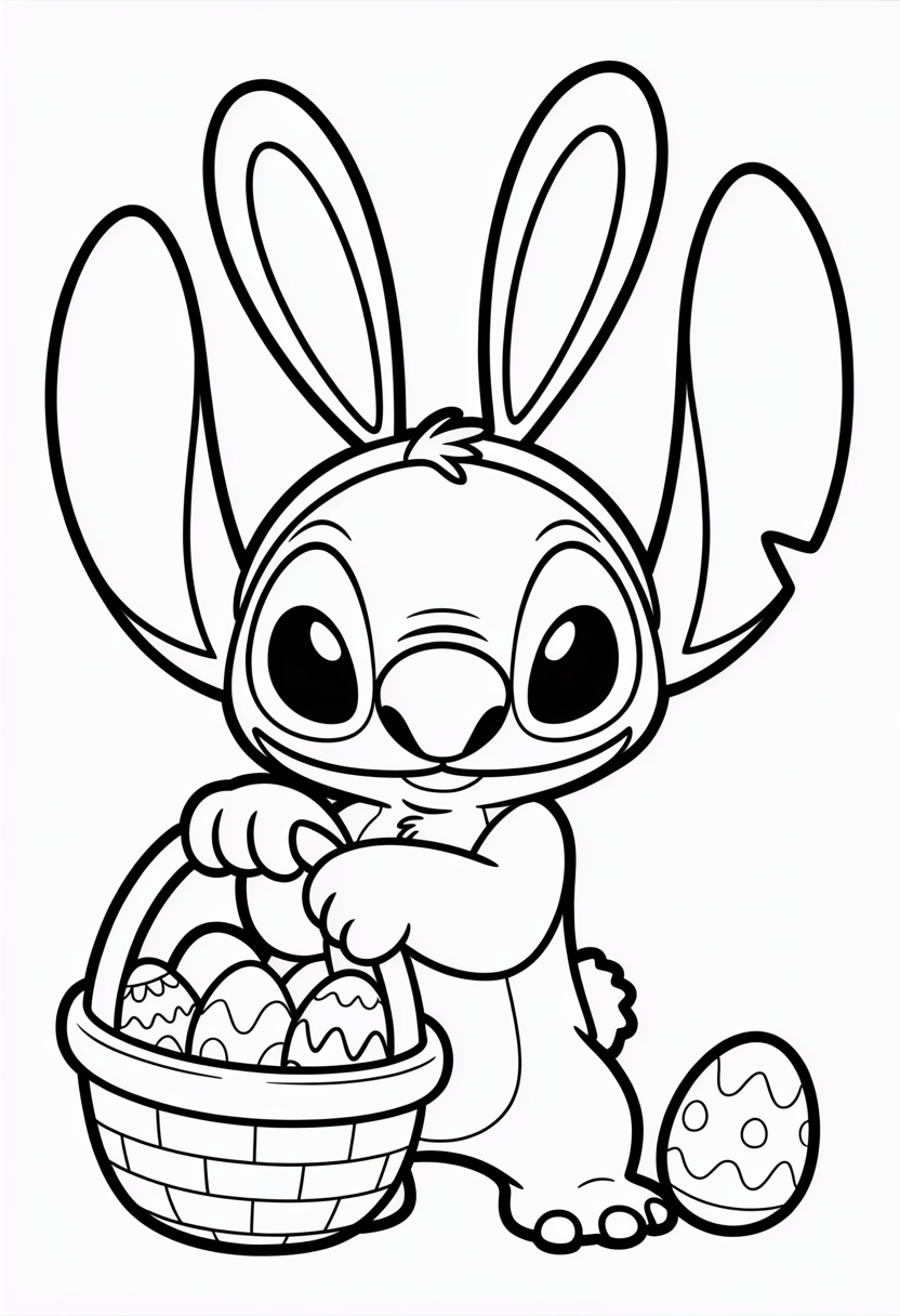 Stitch Easter Bunny