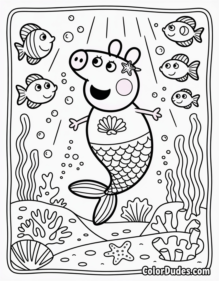 Peppa Pig Mermaid