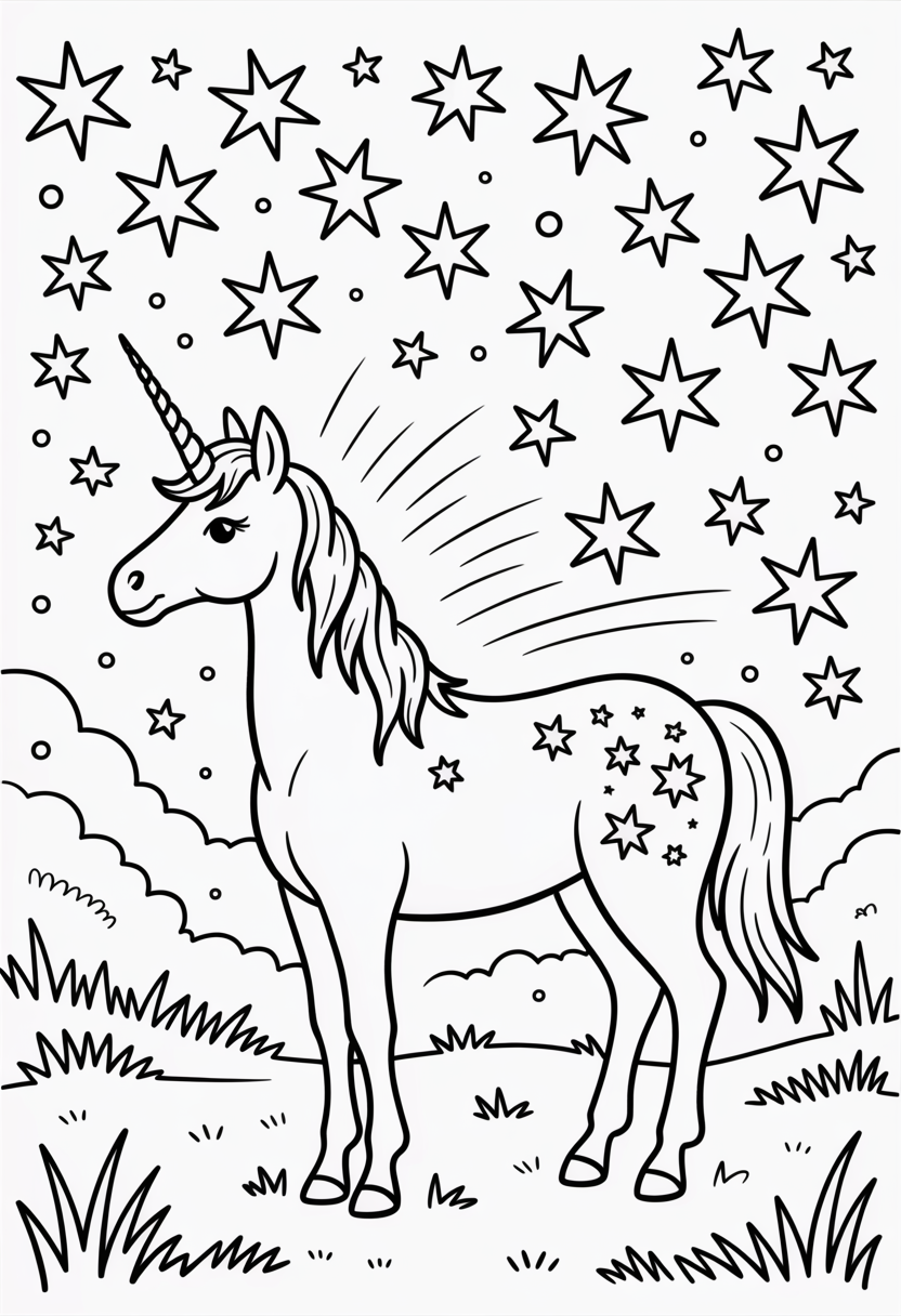 Starlight Meadow Unicorn