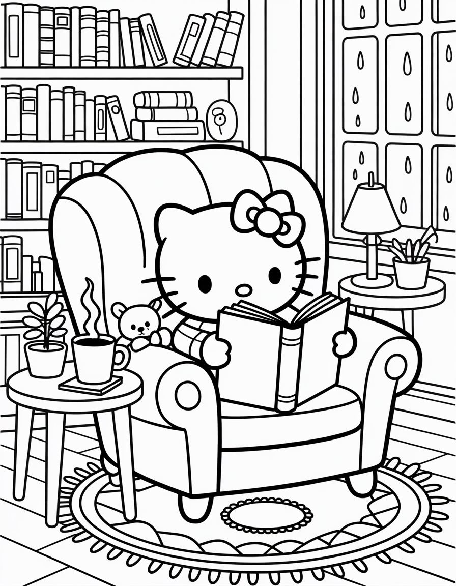 Hello Kitty Cozy Reading