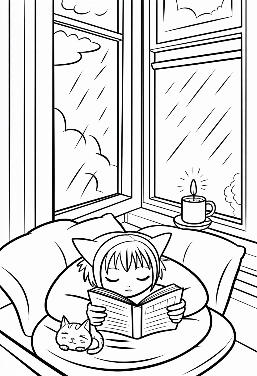 Reading by Candlelight