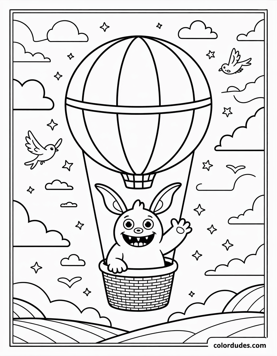 Labubu Hot Air Balloon