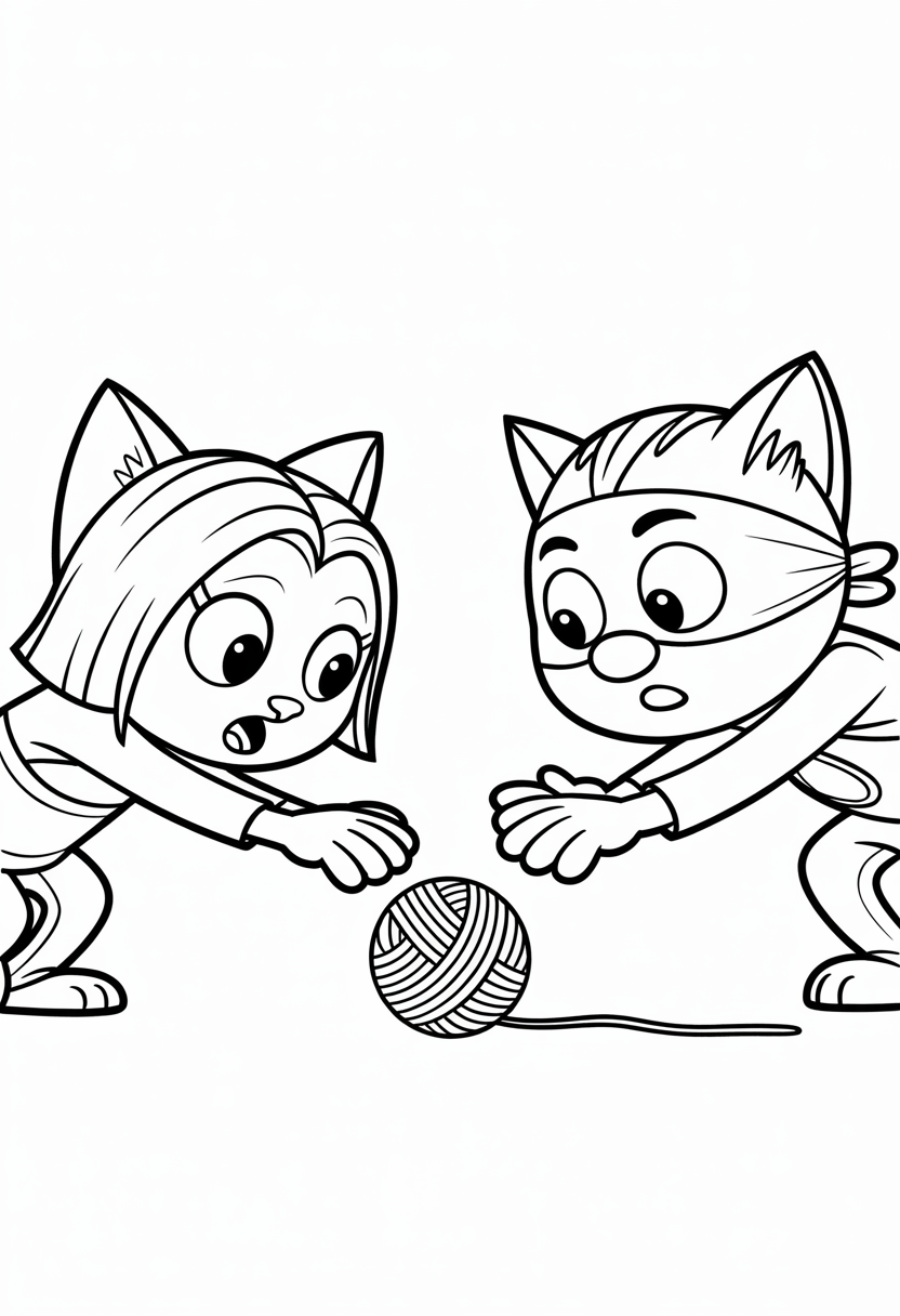 Yarn Tug Freeze Moment