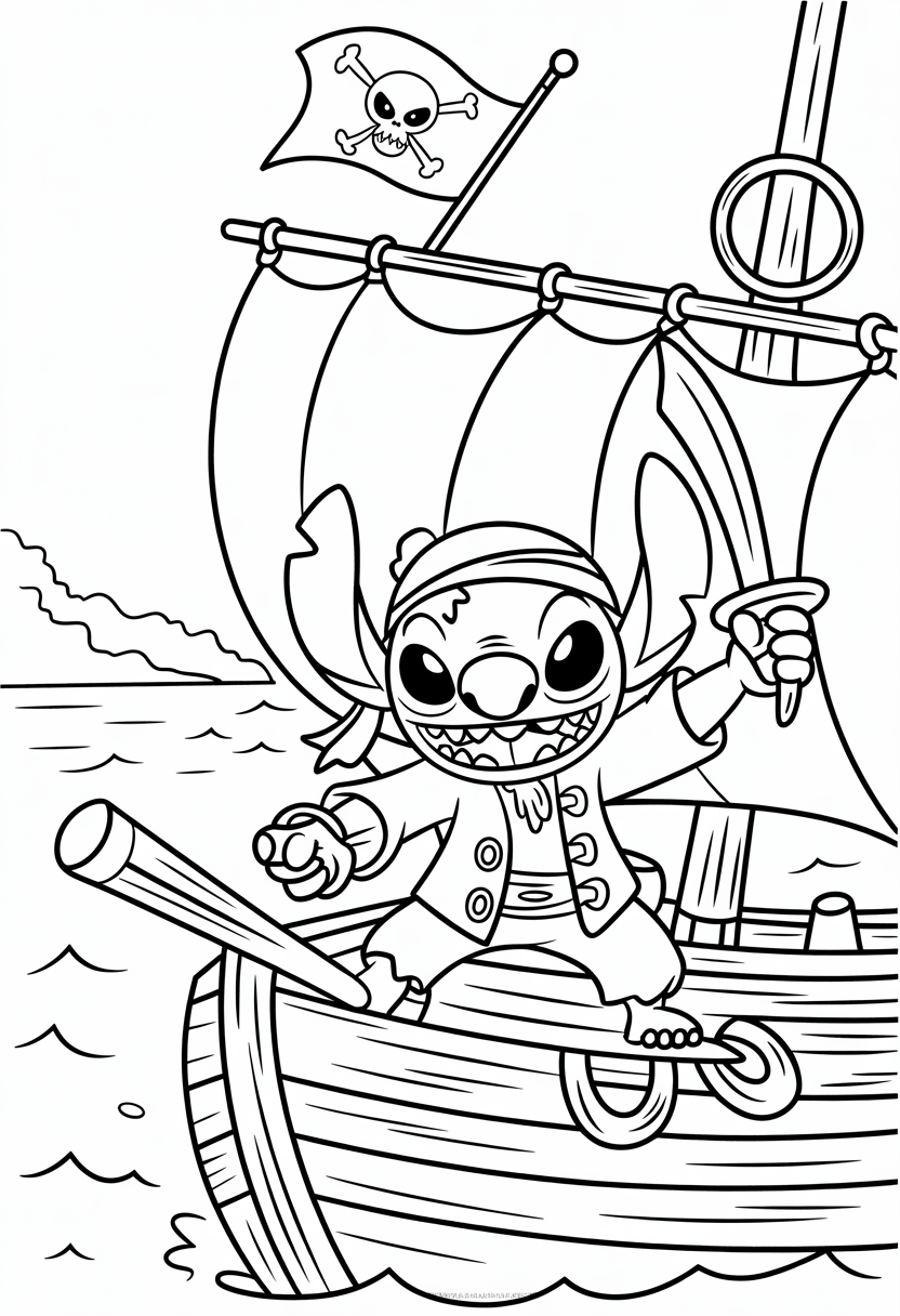 Stitch Pirate Captain