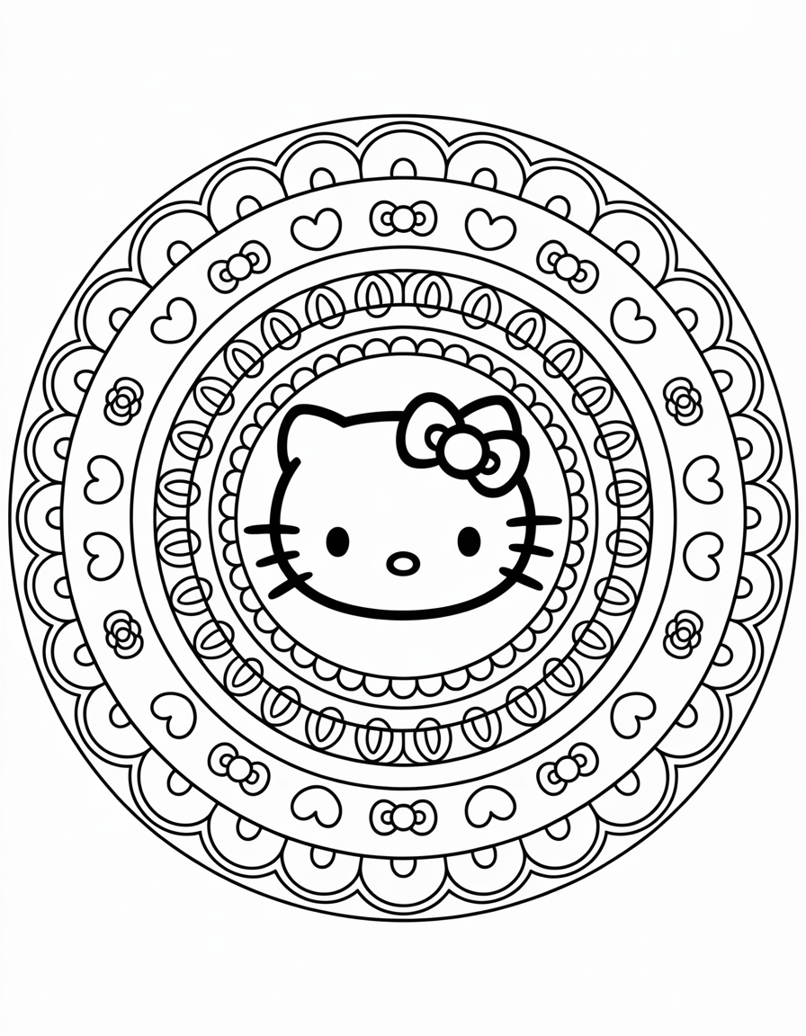Hello Kitty Mandala