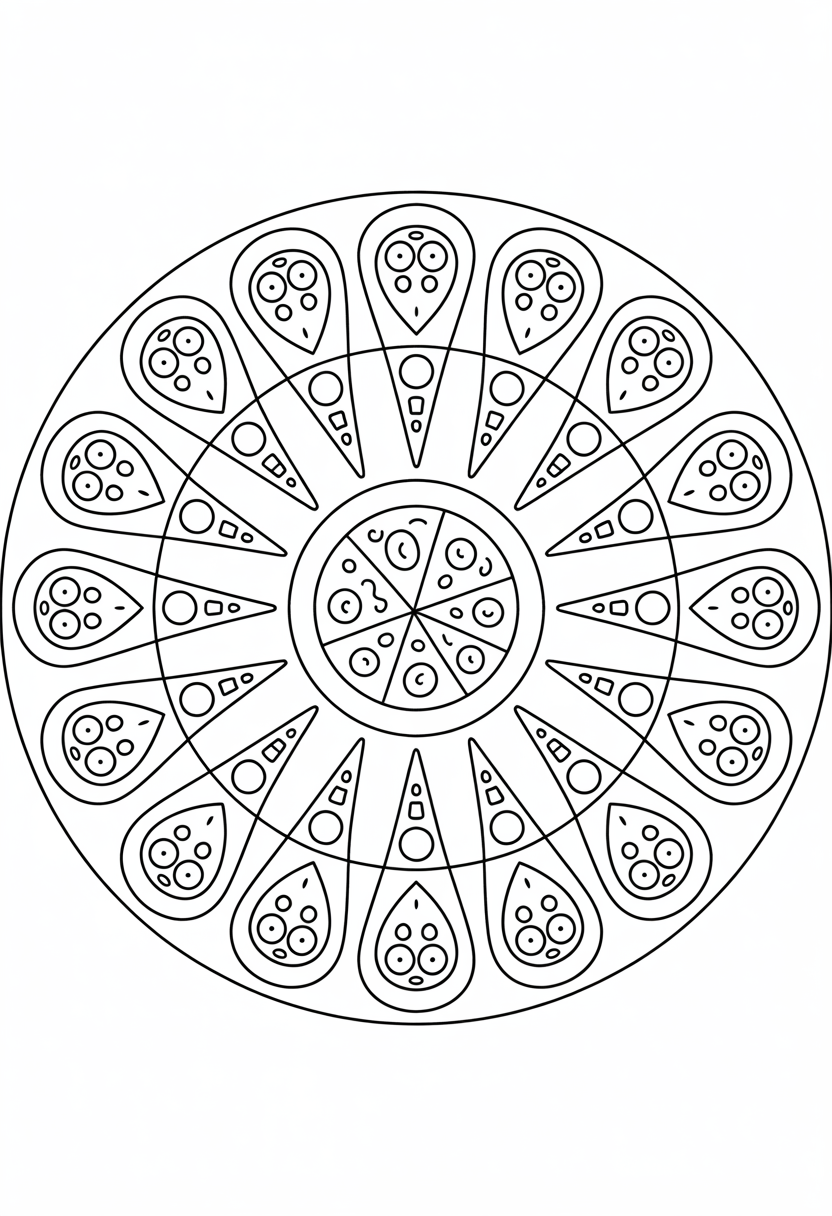 Pizza Mandala