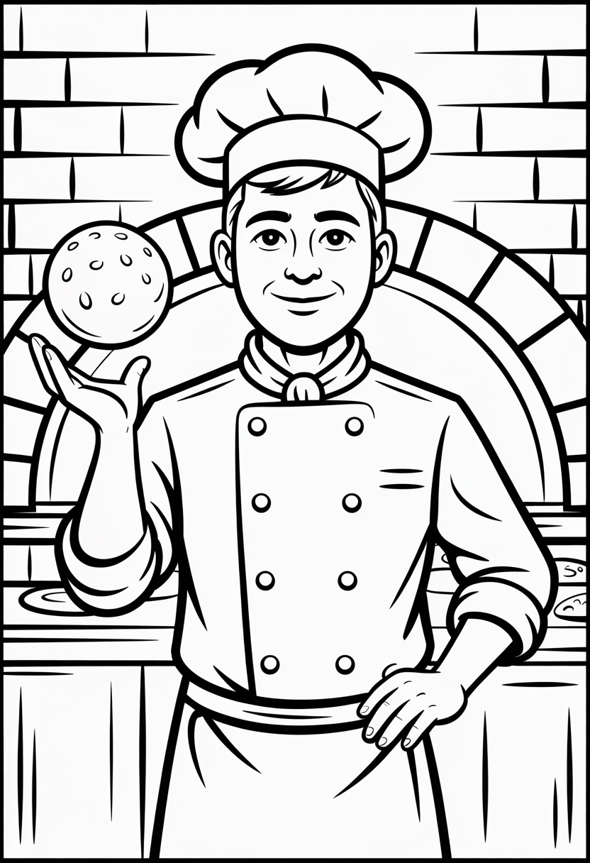 Pizza Chef Portrait