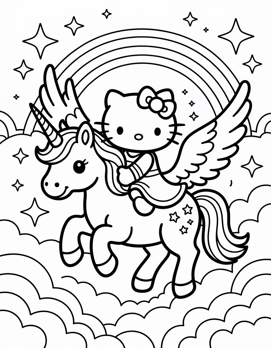 Hello Kitty Unicorn Fantasy