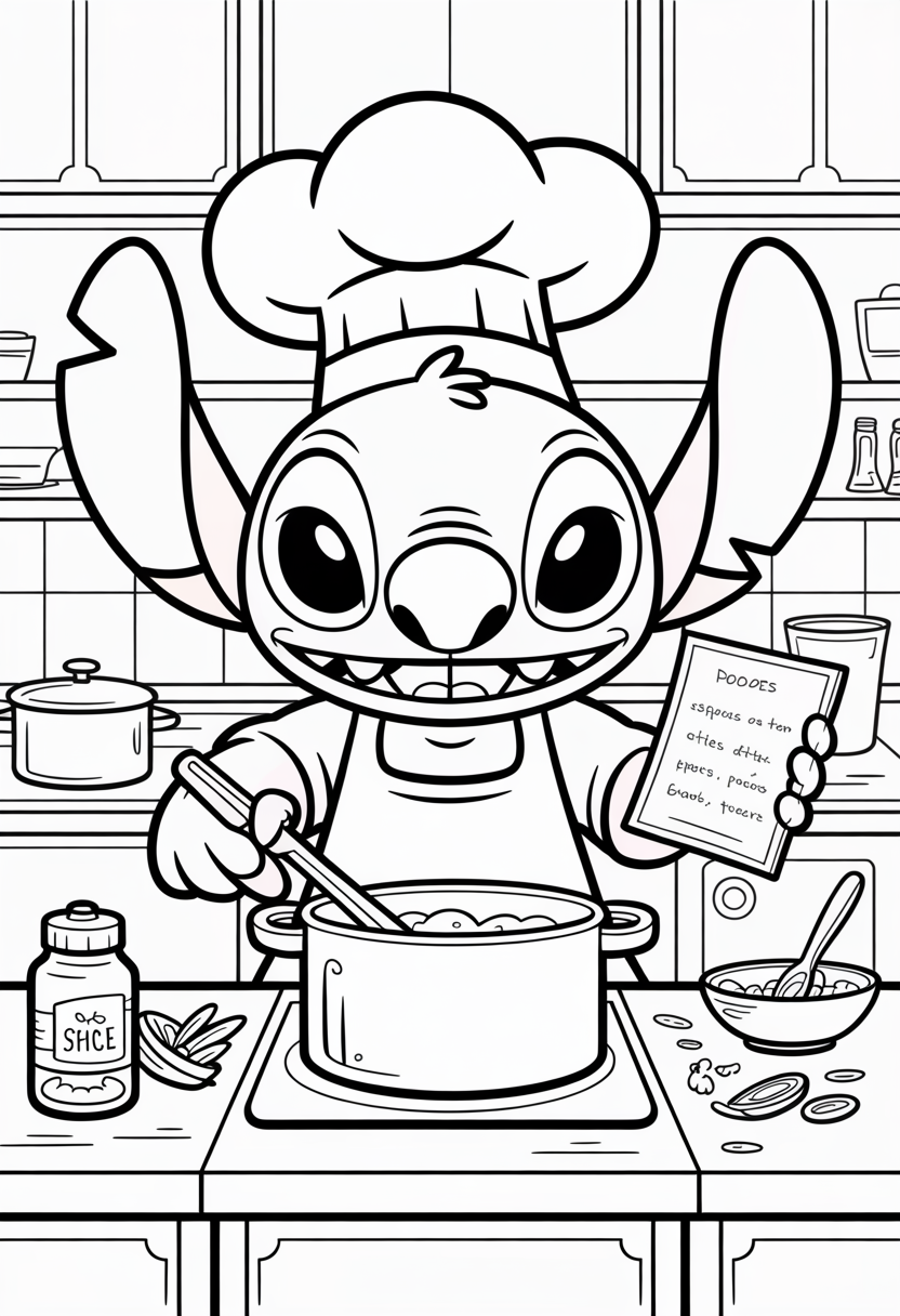 Stitch Chef Cooking