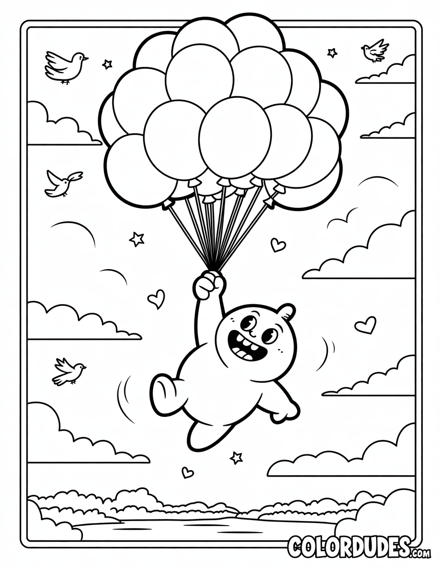 Labubu Balloon Float