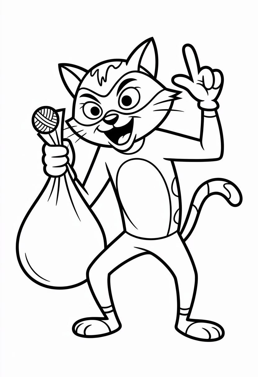 Cat Burglar Portrait