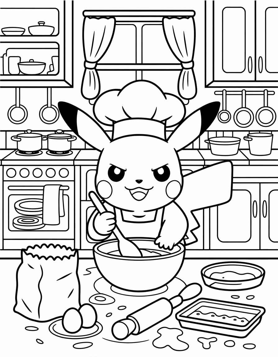 Pikachu Cooking
