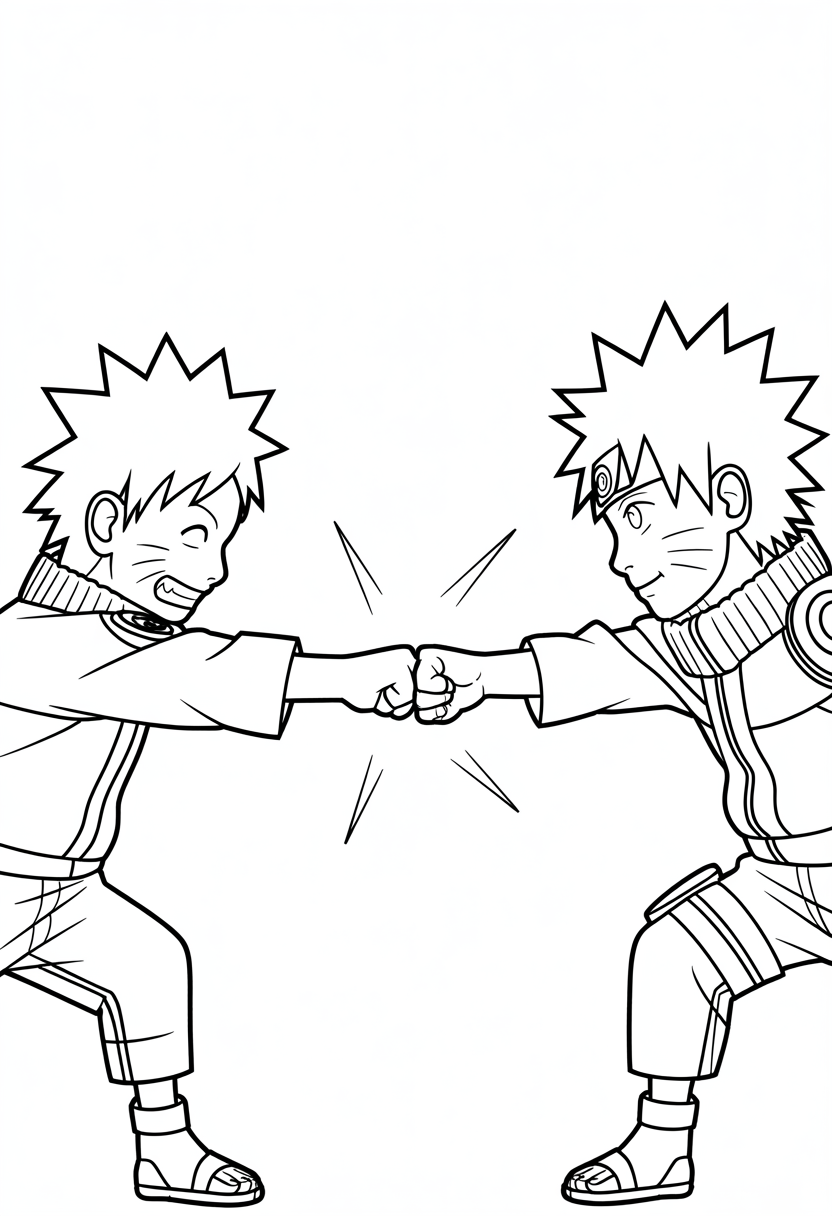 Naruto Sasuke Fist Bump