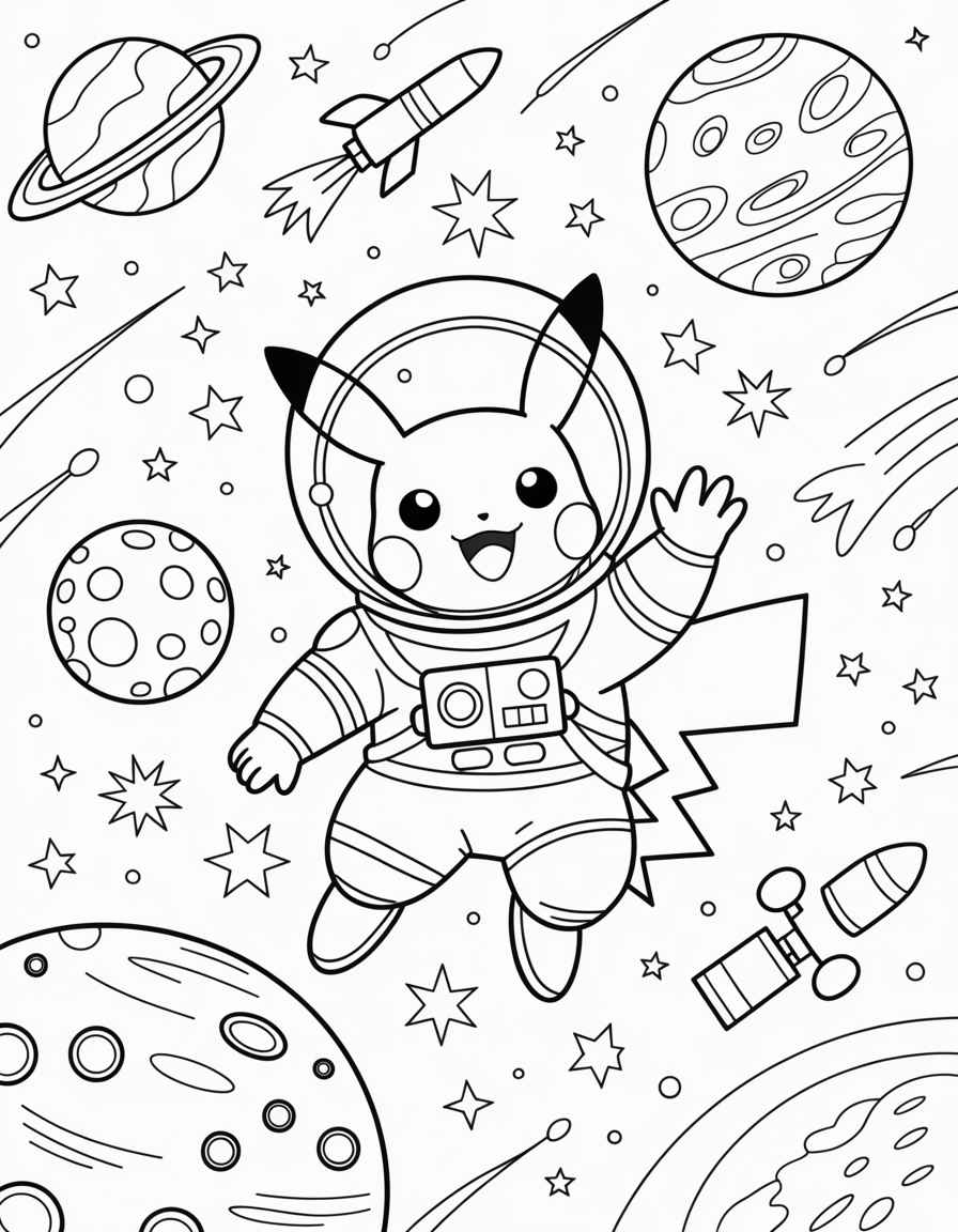 Pikachu Space Explorer