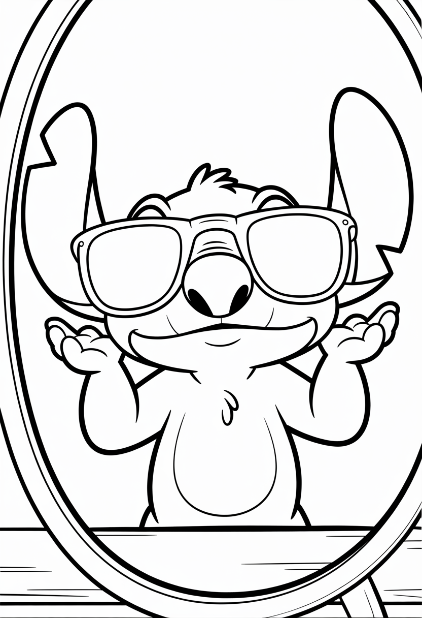 Stitch Oversized Sunglasses