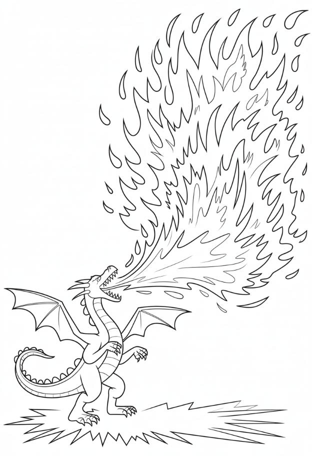 Dragon Breathing Fire