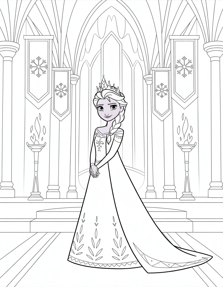 Elsa Coronation Day