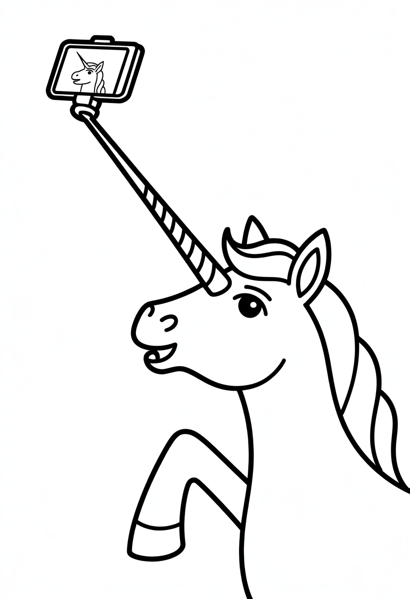 Unicorn Selfie Moment